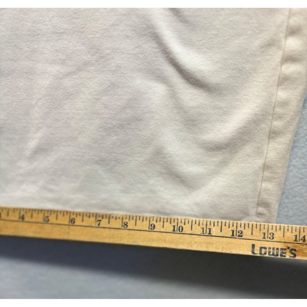 Capri Yoga Pants White Renee Greenstein Women With Control Stretch Pockets Large - Picture 6 of 8